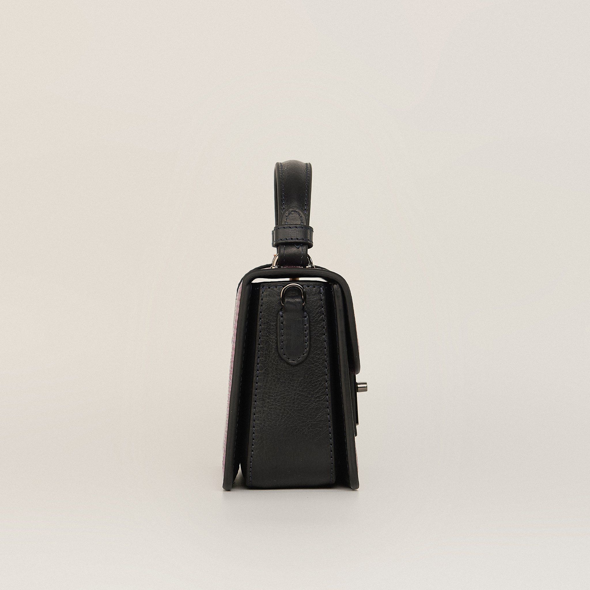  Túi Xách Nữ Da Vân Tím 26TD.7 