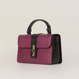  Túi Xách Nữ Da Vân Tím 26TD.7 