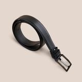  Thắt Lưng Da Nam Đục Lỗ Đen 36A.16 