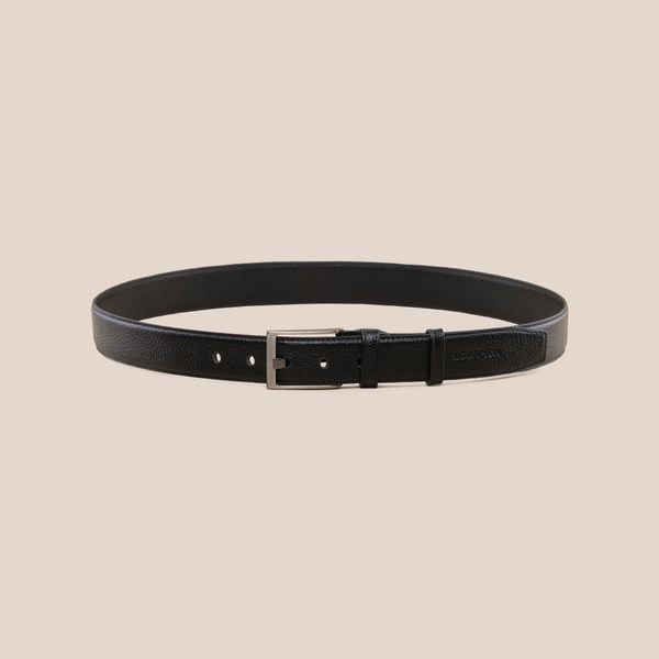  Thắt Lưng Da Nam Đục Lỗ Đen 36A.16 