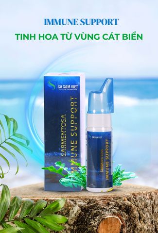 IMMUNE SUPPORT – Sâm Xịt Họng
