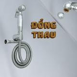 Bộ vòi xịt ĐỒNG thau đúc nguyên khối 3 SANDRA