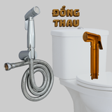 Bộ vòi xịt ĐỒNG thau đúc nguyên khối SANDRA