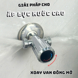 Van T chia nước Inox thân lớn dày 3MM SANDRA