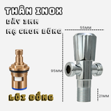 Van T chia nước Inox thân lớn dày 3MM SANDRA