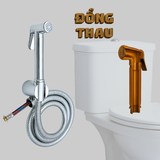 Bộ vòi xịt ĐỒNG thau đúc nguyên khối 2 SANDRA