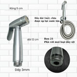 Bộ vòi xịt ĐỒNG thau đúc nguyên khối SANDRA