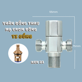 Van T chia nước ĐỒNG thau cao cấp SANDRA