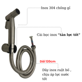 Bộ vòi xịt INOX cao cấp hỗ trợ tăng áp SANDRA