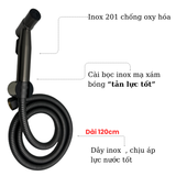 BỘ Vòi xịt INOX mạ vàng có hỗ trợ TĂNG ÁP