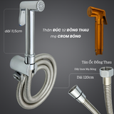 Bộ vòi xịt ĐỒNG thau đúc nguyên khối 2 SANDRA