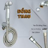 Bộ vòi xịt ĐỒNG thau đúc nguyên khối 3 SANDRA