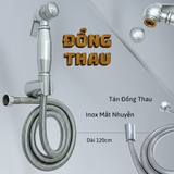 Bộ vòi xịt ĐỒNG thau đúc nguyên khối 3 SANDRA