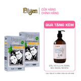  Combo 2 Thuốc Nhuộm Tóc Phủ Bạc Tại Nhà Bigen Xám - Phủ Bạc Thảo Dược, Dưỡng Tóc Mềm Mượt 80ml 