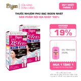  Combo 2 Thuốc Nhuộm Tóc Phủ Bạc Tại Nhà Bigen Nhật - Phủ Bạc Thảo Dược, Dưỡng Tóc Mềm Mượt 80ml 