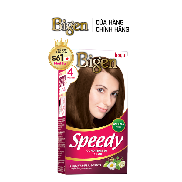  Combo 2 Thuốc Nhuộm Tóc Phủ Bạc Tại Nhà Bigen Số - Phủ Bạc Thảo Dược, Màu Thời Trang 80ml 