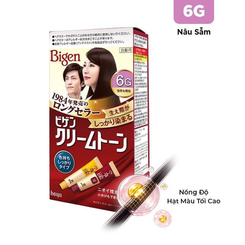  Bigen Cream Tone 6G -  Nâu sẫm 