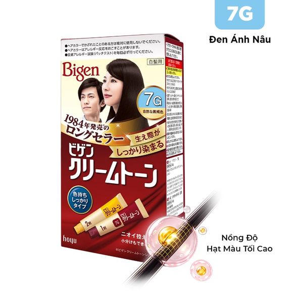  Bigen Cream Tone 7G - Nâu ánh đen 