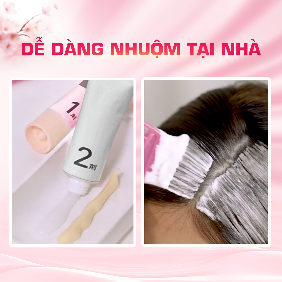  Combo 2 Thuốc Nhuộm Tóc Phủ Bạc Tại Nhà Bigen Nhật - Phủ Bạc Thảo Dược, Dưỡng Tóc Mềm Mượt 80ml 