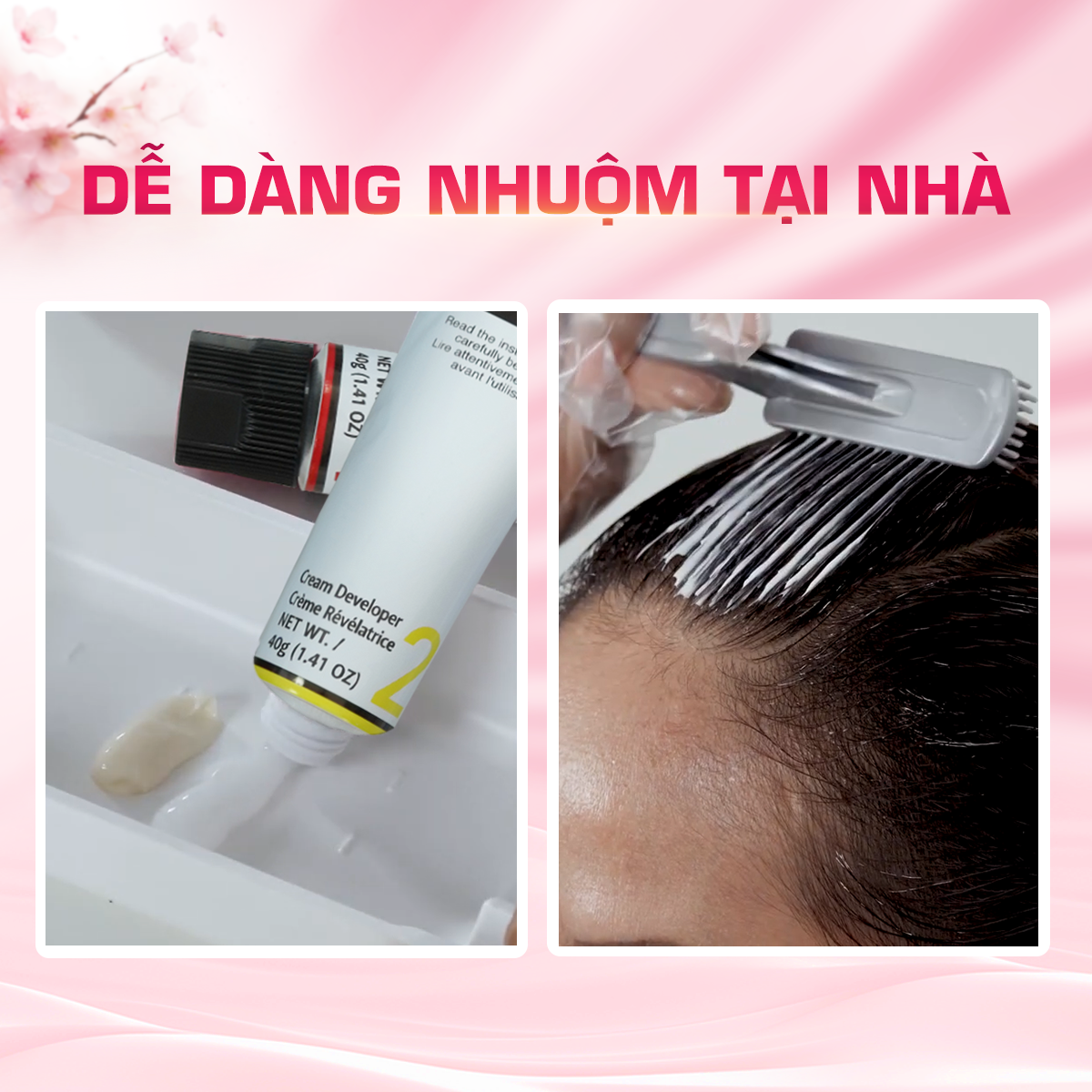  Combo 2 Thuốc Nhuộm Tóc Phủ Bạc Tại Nhà Bigen Xám - Phủ Bạc Thảo Dược, Dưỡng Tóc Mềm Mượt 80ml 