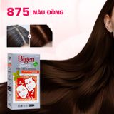 Thuốc Nhuộm Tóc Phủ Bạc Tại Nhà Bigen Xám - Phủ Bạc Thảo Dược, Dưỡng Tóc Mềm Mượt 80ml 