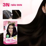  Combo 2 Thuốc Nhuộm Tóc Phủ Bạc Tại Nhà Bigen Silk Touch - Phủ Bạc Thảo Dược, Màu Thời Trang, Dưỡng Tóc Mềm Mượt 