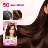  Combo 2 Thuốc Nhuộm Tóc Phủ Bạc Tại Nhà Bigen Silk Touch - Phủ Bạc Thảo Dược, Màu Thời Trang, Dưỡng Tóc Mềm Mượt 