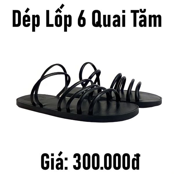  Dép lốp 6 quai tăm 