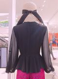  Áo tay phồng bèo lai 