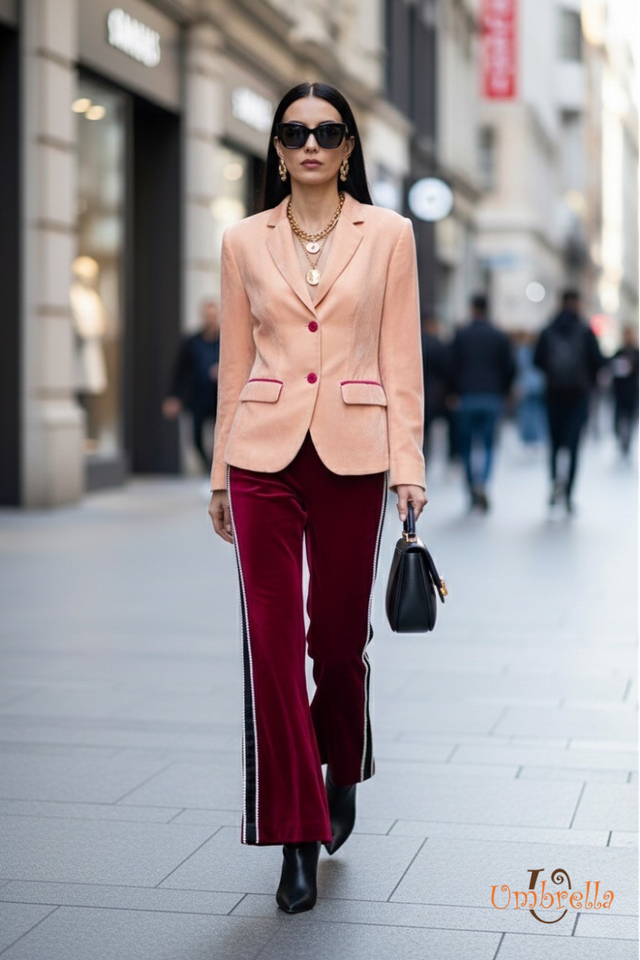  Áo Vest nhung xẻ nút lưng 