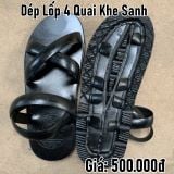  Dép lốp 4 quai khe sanh 