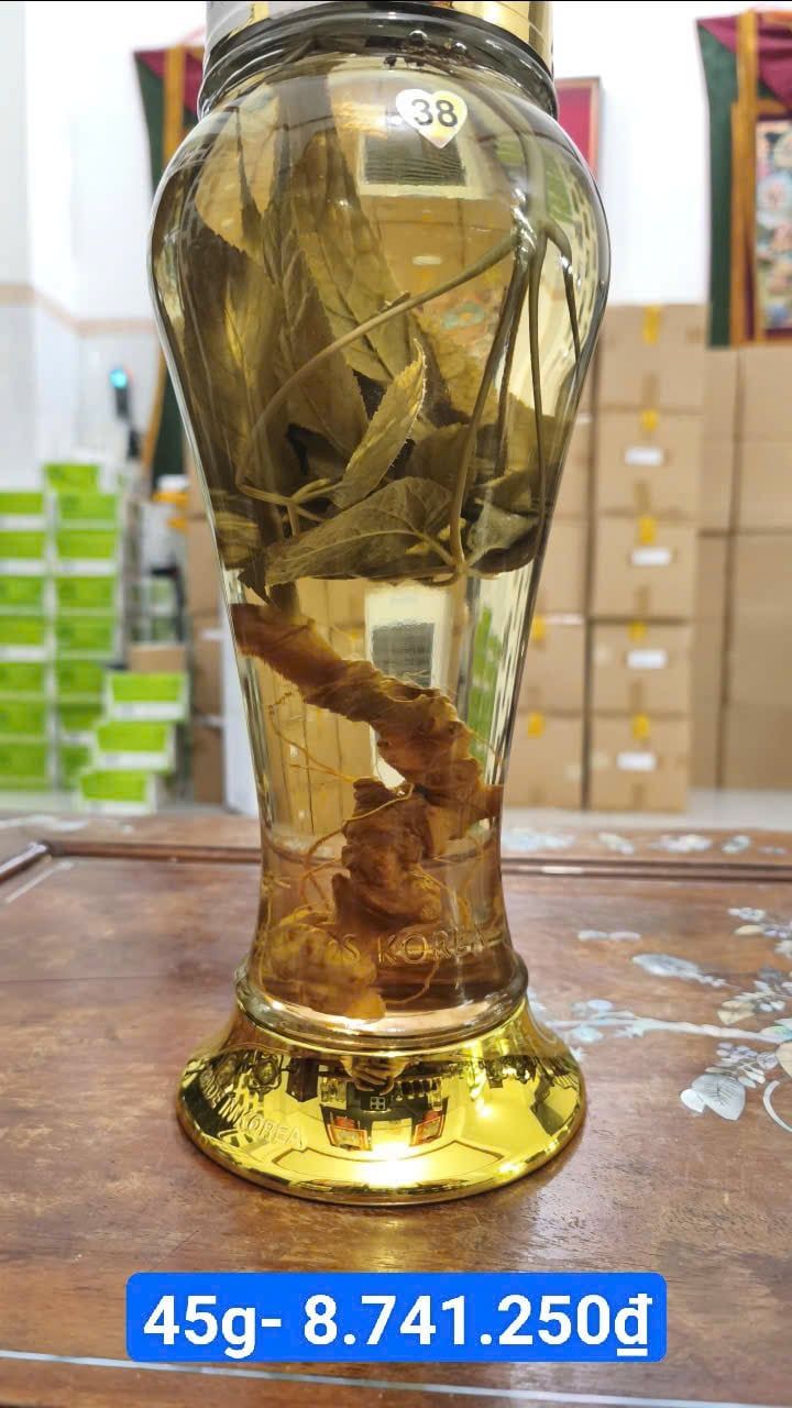 Sâm ngọc linh 45gr(Củ/ngâm mật ong rừng/ngâm tửu) 
