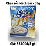  Combo 5 5 cháo yến mạch gói - 50g 