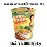  Combo 5 5 Ly cháo gạo lứt rong biển Yummom - 45g 