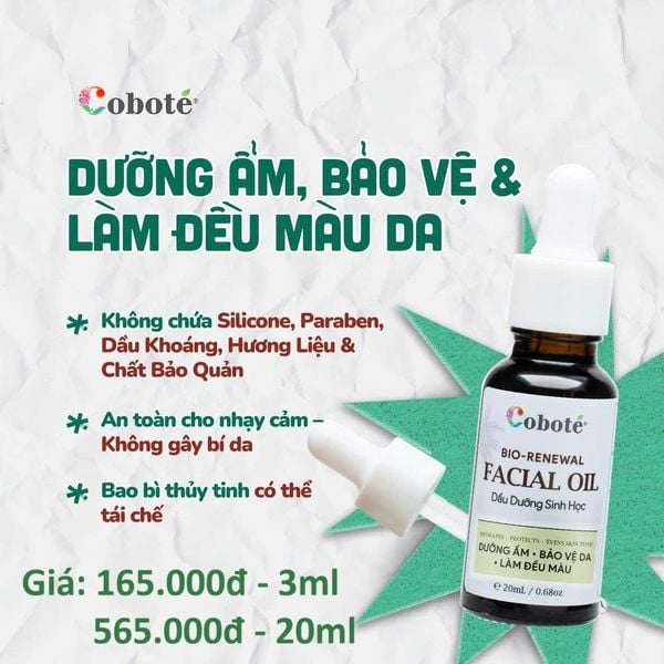  Dầu dưỡng sinh học Cobote 20ml 
