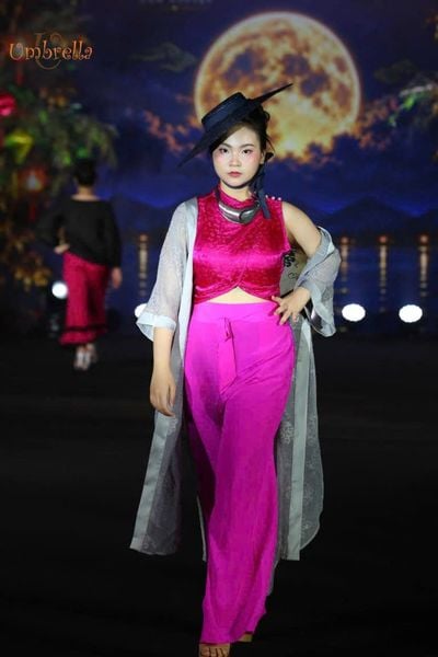  Áo kimono tơ vân mây 