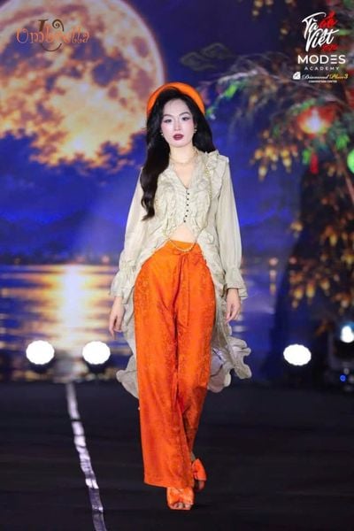  Áo tơ dài bèo nhún 