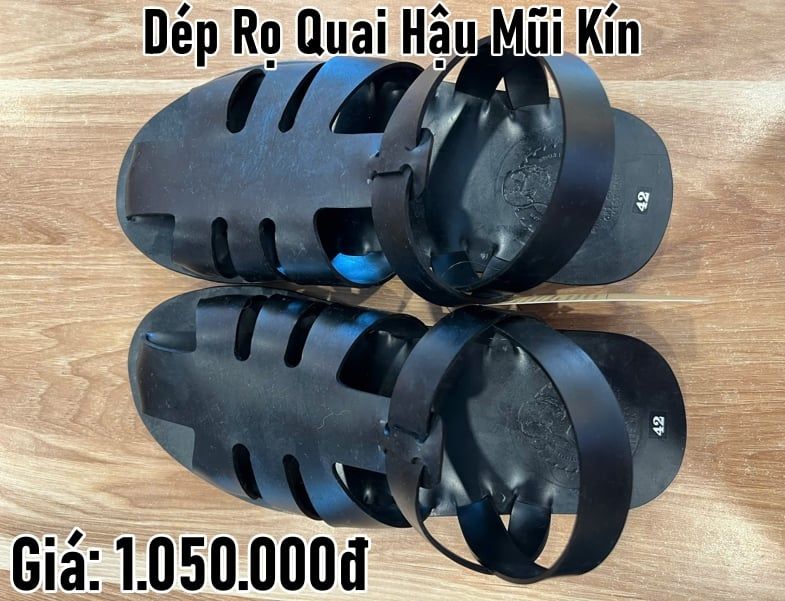  Dép rọ quai hậu mũi kín 