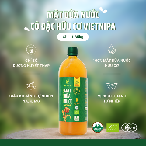  Chai mật dừa nước cô đặc hữu cơ 1.35kg 