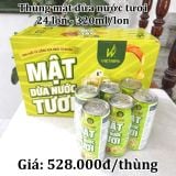  Thùng mật dừa nước tươi 24 lon - 320ml 