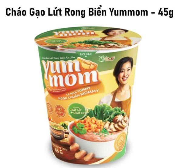  Cháo gạo lứt rong biển Yummom - 45g 