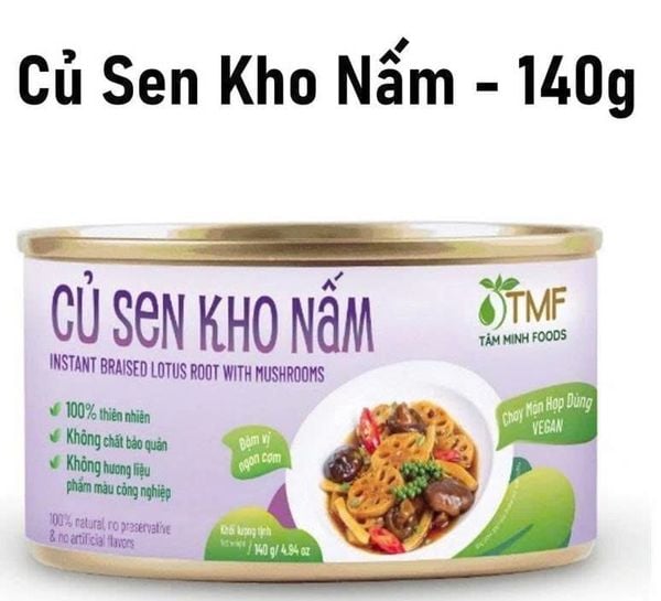  Củ sen kho nấm - 140g 