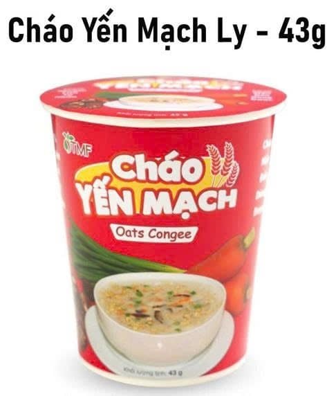  Cháo yến mạch ly - 43g 