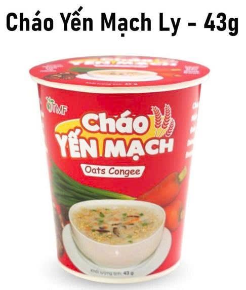  Cháo yến mạch ly - 43g 