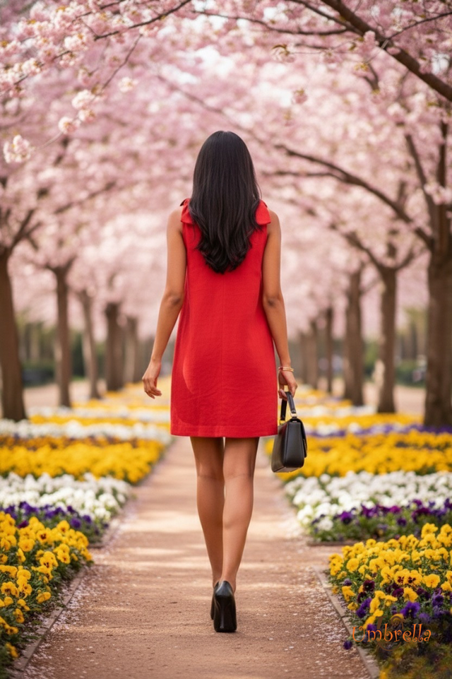  Đầm Linen 2 nơ vai ngắn 