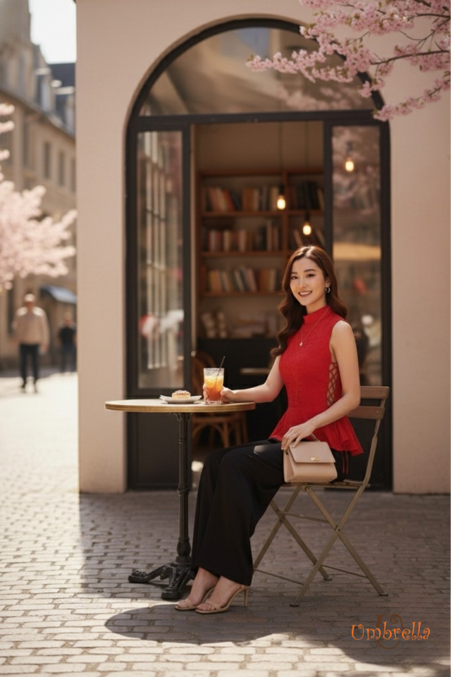  Áo lụa đan hông 