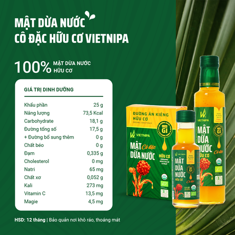  Chai mật dừa nước cô đặc hữu cơ 1.35kg 