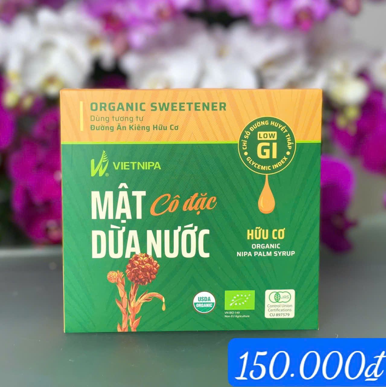  Hộp mật dừa nước cô đặc hữu cơ - 30 gói( 15G/gói) 
