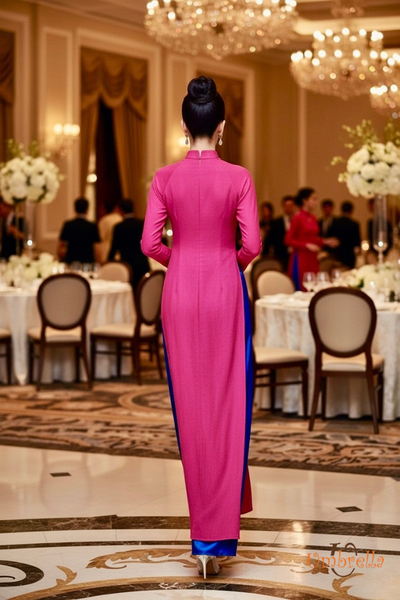  Áo dài Linen truyền thống 