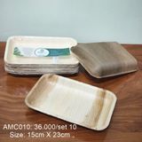  Bộ 10 đĩa chữ nhật sâu 15cmx23cm 